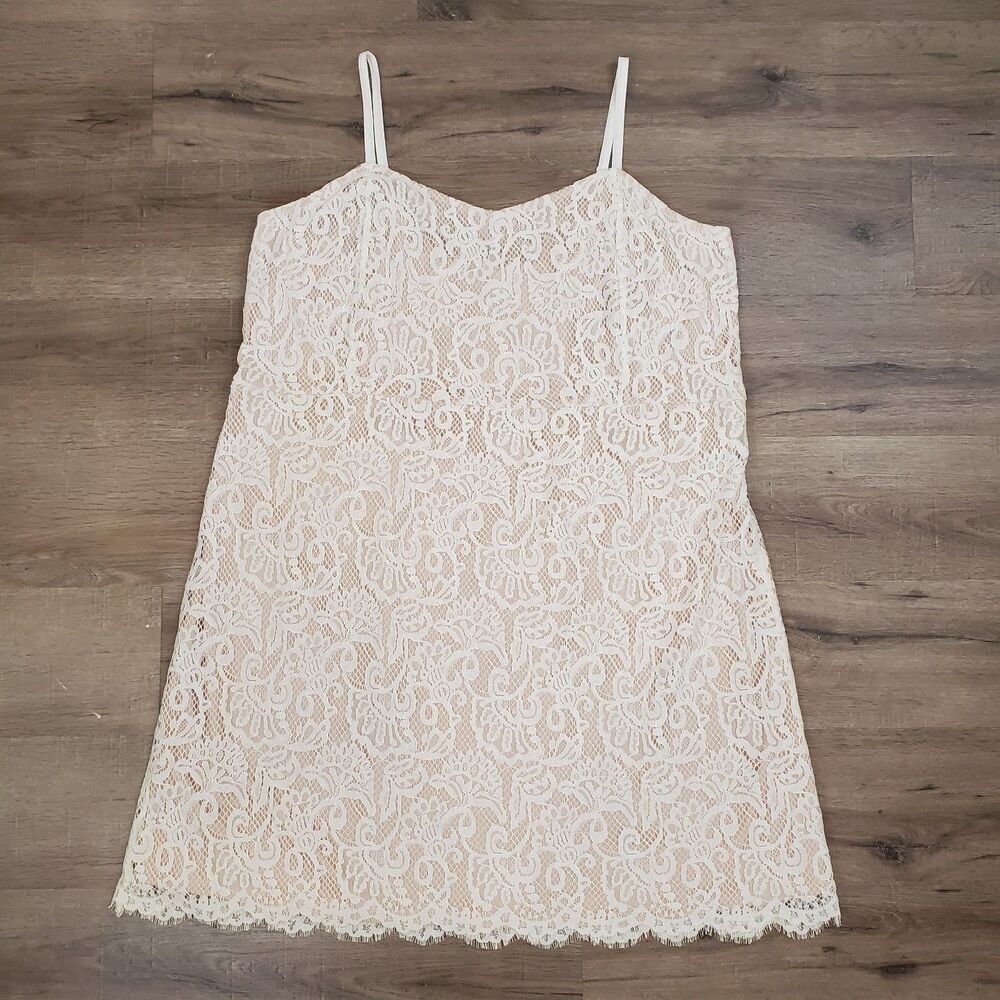 Maurices White Lace Mini Dress 3X Wedding Bride Bachelorette Beach